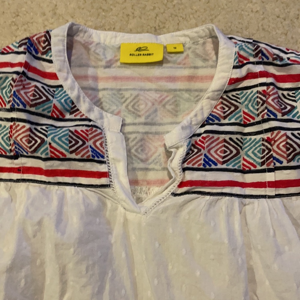 Roller Rabbit size 12 gils tunic - Picture 2 of 3